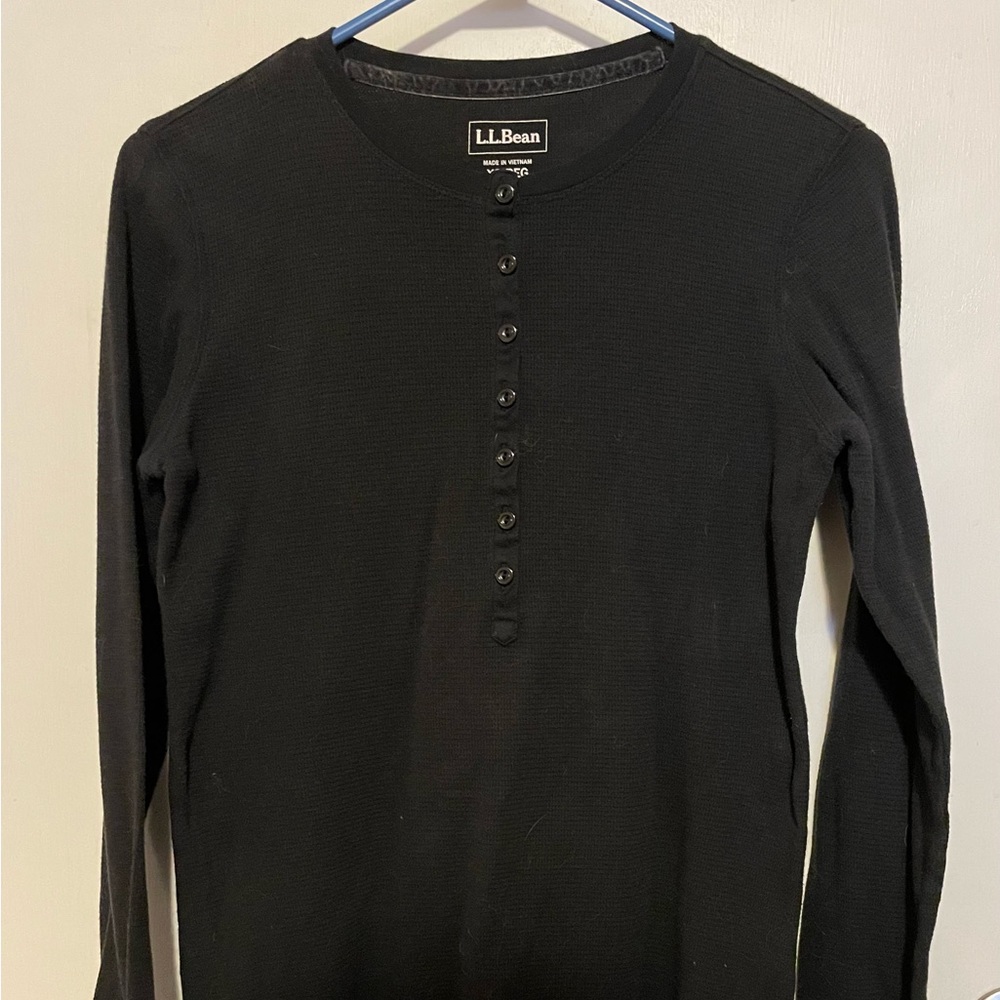 L.L.Bean henley top